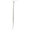 vidaXL Coffee Table Leg White Powder-coated steel Standard