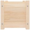 vidaXL Garden Planter Natural Wood Solid pinewood Medium