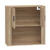 vidaXL Wall Cabinet Sonoma Oak Engineered wood Medium Wall Cabinet