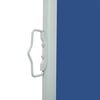 vidaXL Patio Retractable Side Awning 39.4x118.1" Blue