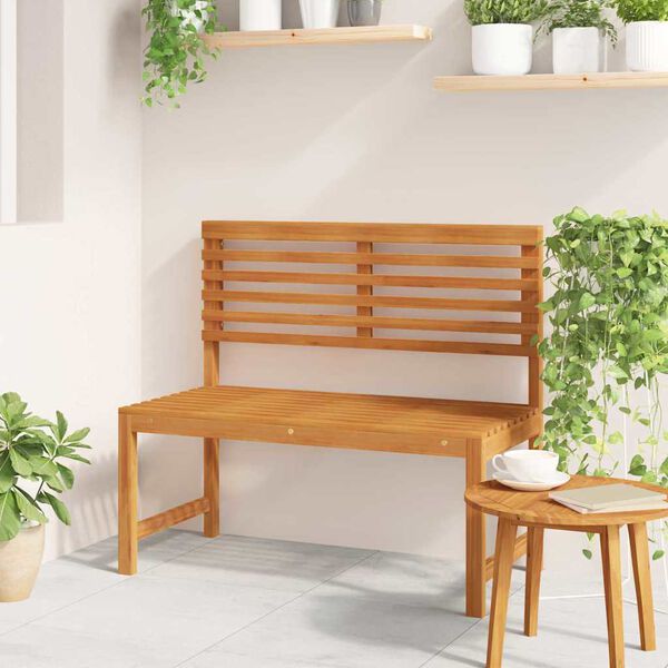 vidaXL Garden Bench Brown 100 x 50 x 91cm Solid Acacia wood