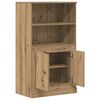 vidaXL Highboard Artisan Oak Engineered Wood 23.6 x 14.0 x 40.7 in