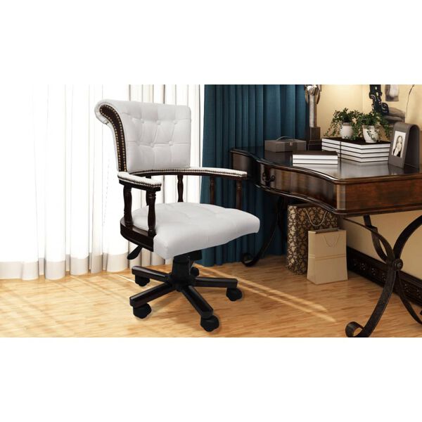 vidaXL Office Chair White