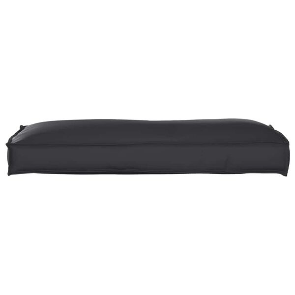 vidaXL Pallet Cushion for Backrest Black 47.2" x 15.7" x 4.7