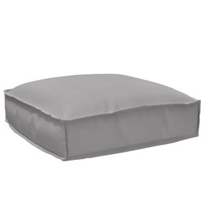 vidaXL Cushion Grey 19.69 x 19.69 x 4.72 in Oxford Fabric