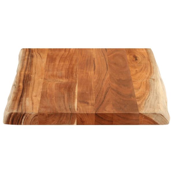 vidaXL Table Top Natural Acacia Wood Color Solid Acacia wood 27.6x23.6 in