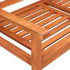 vidaXL Bench Wood Solid eucalyptus wood 59 in Ergonomic Bench