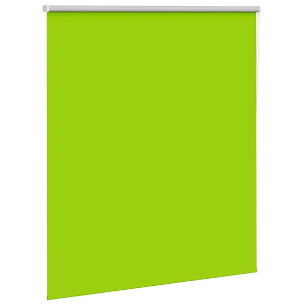 vidaXL Roller Blind Leaves Green 100% Polyester 51.2 x 59.1 in