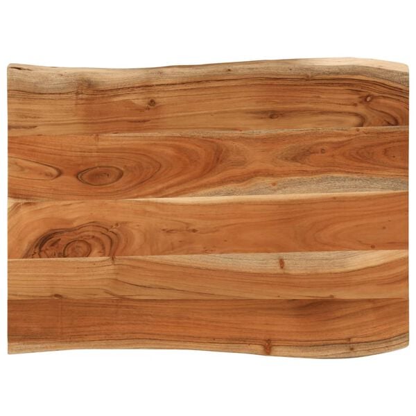 vidaXL Table Top Natural Acacia Wood Color Solid Acacia wood 27.6x23.6 in