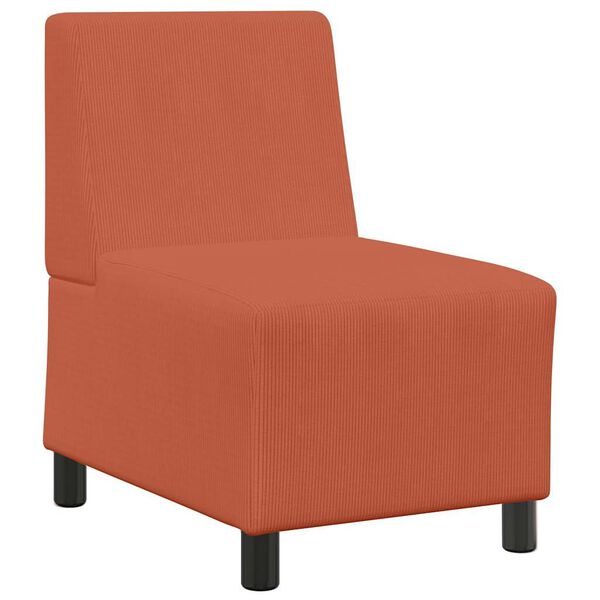 vidaXL Modular Sofa Unit Armless Orange 21.65 x 29.13 x 32.28 in