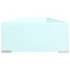vidaXL TV Stand Green Tempered glass, plastic 47.2 in x 11.8 in x 5.1 in