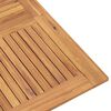 vidaXL Garden Table Teak Solid Teak Wood Medium Foldable
