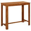 vidaXL Bar Table Wood Solid acacia wood Medium Durable Bar Table