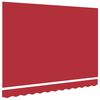 vidaXL Awning Replacement Fabric Red 137.8" x 78.7" Canvas