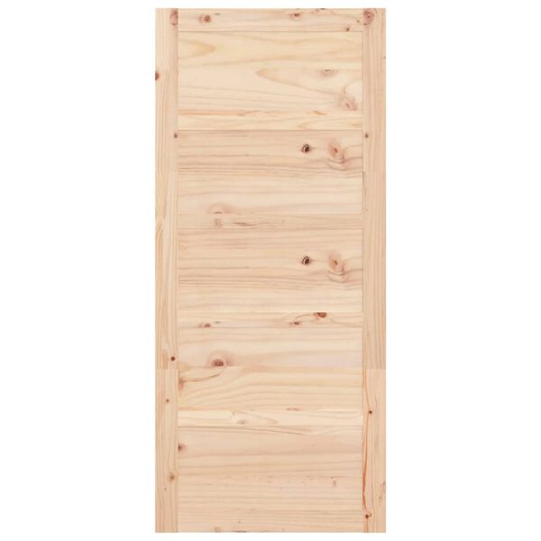 vidaXL Barn Door 35.4x0.7x80.5" Solid Wood Pine