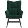 vidaXL Rocking Chair Dark Green