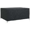 vidaXL Furniture Cover Plain Black 94.49 x 62.99 x 39.37 in 600D