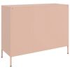 vidaXL Sideboard Pink Cold-rolled steel 39.4-59.1 in Adjustable Feet