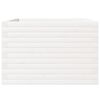 vidaXL Garden Planter White Solid Pine wood 27.6x27.6x18.1 in Durable