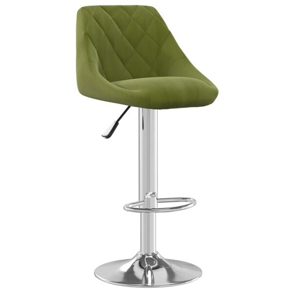 vidaXL Bar Stool Set of 2 Light Green