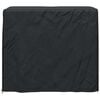 vidaXL Firewood Rack Cover Plain Black 61 x 122 x 106 cm Fabric