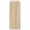 vidaXL Sideboard Sonoma Oak Engineered Wood 45.5 x 11.8 x 29.5 in