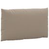 vidaXL Pallet Cushion Taupe Oxford fabric (100% polyester) Cushion