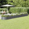 vidaXL Garden Raised Bed Anthracite Powder-coated steel Extra Long