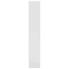vidaXL Bookcase High gloss white Engineered wood Tall Bookcase