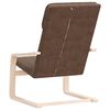 vidaXL Relaxing Chair Dark Brown
