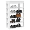 vidaXL Shoe Rack White Engineered wood Good for small spaces Shoe Rack