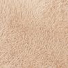 vidaXL Shaggy Rug Beige 100% Polyester 51.2 x 78.7 in Non-slip