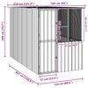 vidaXL Bird Cage Anthracite 315 x 167 x 200 cm Galvanized steel