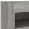 vidaXL TV Wall Cabinet Grey Sonoma Engineered Wood Medium