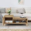 vidaXL Coffee Table Sonoma Oak Engineered wood Medium Coffee Table
