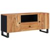 vidaXL TV Cabinet Natural wood with black