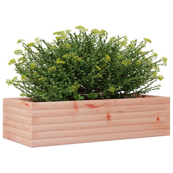 vidaXL Garden Planter Natural Wood Solid Douglas Fir wood Medium