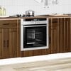 vidaXL Oven Cabinet Brown oak Engineered wood Compact and space-saving