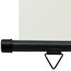 48419 vidaXL Balcony Side Awning 49.2"x98.4" Cream