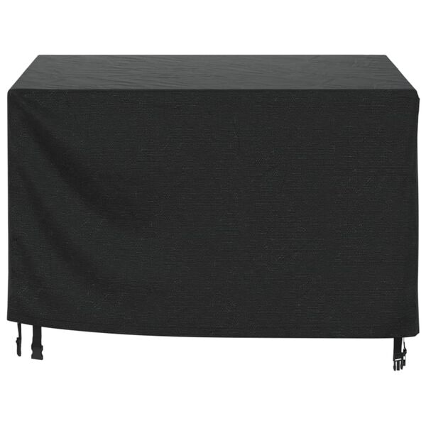 vidaXL Garden Furniture Cover Black 420D Oxford fabric with PU coating