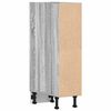 vidaXL Bottom Cabinet Grey Sonoma Engineered Wood One Size