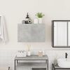 vidaXL Bathroom Wall Cabinet Concrete Grey Engineered Wood Medium