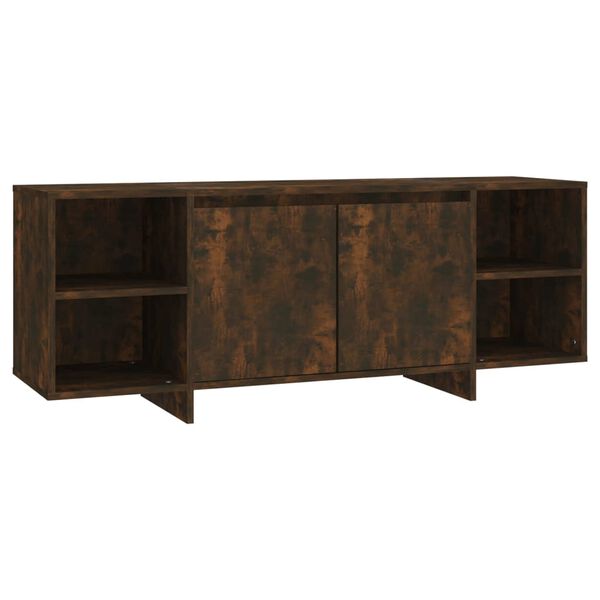 vidaXL TV Cabinet Smoked Oak Engineered Wood 51.2 x 13.8 x 19.7 in