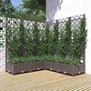 vidaXL Garden Planter Brown Polypropylene Large Planters