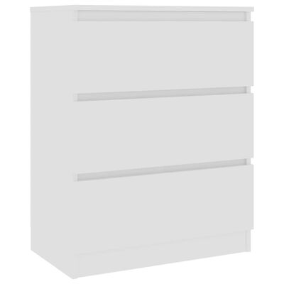 vidaXL Sideboard White 23.6"x13.8"x29.9" Engineered Wood