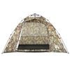 vidaXL Fishing Tent 4-Person Camouflage Quick Release