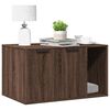 vidaXL Cat Litter Box Enclosure Brown Oak Engineered Wood