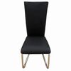 vidaXL Dining Chairs 6 pcs Black Faux Leather