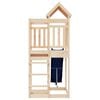 vidaXL Outdoor Playset Natural Wood, Blue Solid Pine Wood, Polypropylene