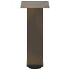 vidaXL Coffee Table Leg Natural Steel Powder-Coated Steel Adjustable Feet